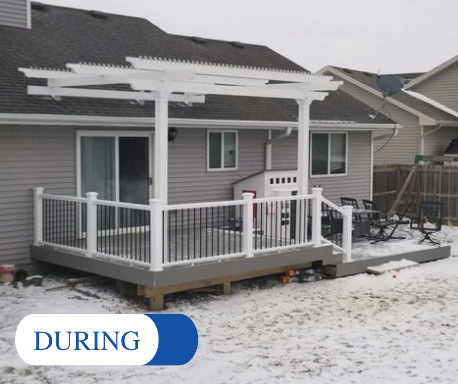 bureshhs's tweet image. This Bondurant home is ready for nicer weather with their new Cardinal Architectural Motorized Louvered Roof!