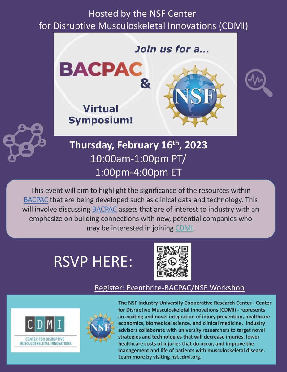 Center for Disruptive Musculoskeletal Innovations tweet media