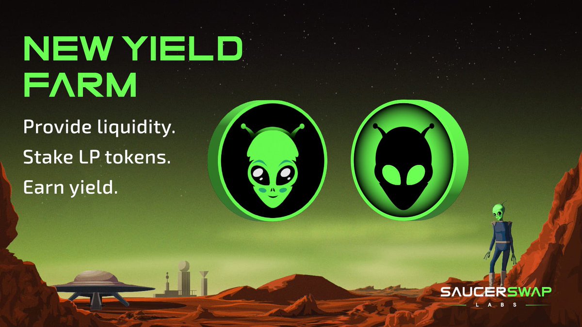 ATTENTION $xSAUCE HOLDERS🔊

We are excited to announce a $SAUCE - $xSAUCE yield farm!

$SAUCE - $xSAUCE is a low IL risk pair containing a yield bearing asset - analogous to $HBAR - $HBARX 

This farm is LIVE NOW!💥
saucerswap.finance/farm