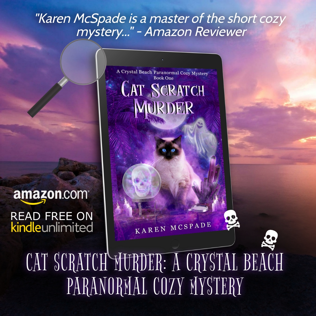 Author_Promos's tweet photo. Read Cat Scratch Murder, book 1 in the Crystal Beach Magic Mystery Series, for a bewitchingly fun paranormal cozy mystery with charming characters that will keep you spellbound!
Start reading your copy today! FREE in KU: https://t.co/DT3XaRpbyK
#cozymystery https://t.co/Lq65u25i0E