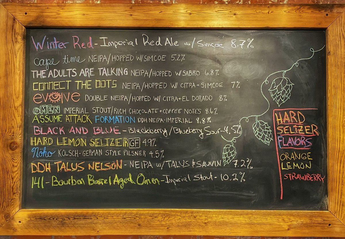 ProgBrewCo's tweet photo. For those who haven't been in the TapRoom in a while, here's your sign 🪧. So many new additions, and half the list you can only get here on draft! So the question is, when are we going to see you?

🍺TapRoom open today from 4-10pm

#craftbeer #drinklocal #supportyourlocalbrewery https://t.co/tpJEtEbIJG