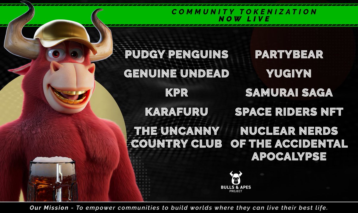 🎉 𝗪𝗲𝗹𝗰𝗼𝗺𝗲! 🎊

We are so excited to welcome this awesome group into our #CommunityTokenization

If you hold an 𝗢𝗚 𝗡𝗙𝗧 from one of these communities,
you can start collecting #MethaneToken 𝗥𝗜𝗚𝗛𝗧 𝗡𝗢𝗪! 🥳

<a href="/pudgypenguins/">Pudgy Penguins</a> <a href="/SpaceRiders_NFT/">Space Riders</a> <a href="/nuclearnerds/">Nuclear Nerds</a> <a href="/KPRVERSE/">KPR</a>