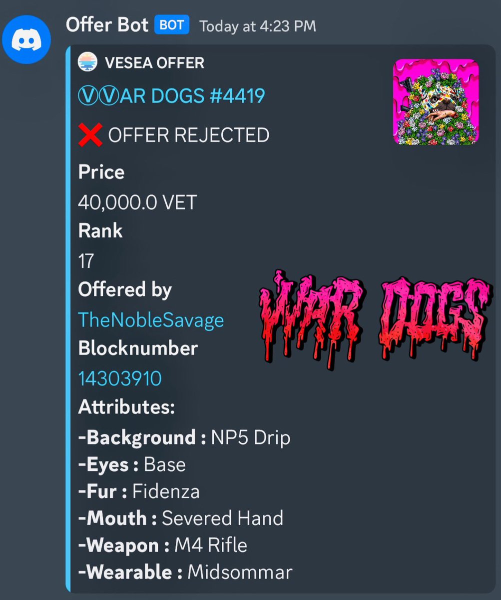 Anon: It’s Bear Market
<a href="/VVarDogsNFT/">VVAR DOGS</a>: Hold my beer 

Pugs raising heat in the bone yard! 
#LFG #NFTs #VeChainHasNFTs $VET #VeChain #VeFam <a href="/Stocktwits/">Stocktwits</a> <a href="/VeSeaOfficial/">𝕍eSea</a> <a href="/worldofv_art/">World Of V | Green NFT Marketplace</a> <a href="/vechainofficial/">VeChain</a> #puglife