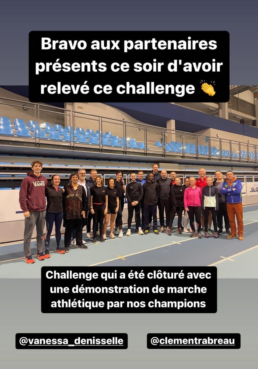 ValdeReuilAC's tweet photo. 🔝 1er soirée partenaire de l'année🤝👏. 1 initiation athlétique🏃 avec un challenge entreprise remporté par @Intersport_FR👍.
@Courtepaille_ #hydropure #fouleeslouviers @valdereuil_info #maillot @MA_Jamet #partenariats #partenaires https://t.co/4Ygw4SjyA7
