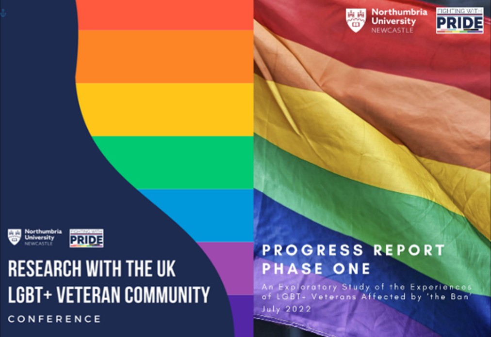 Today, 23 years after the UK Armed Forces' #LGBT ban was lifted, @Fightingwpride & @Northern_Hub @NorthumbriaUni held the 1st UK Annual Research Conference reporting on the impacts of the ban, with huge thanks to the amazing veterans, presenters & 37 organisations who took part!