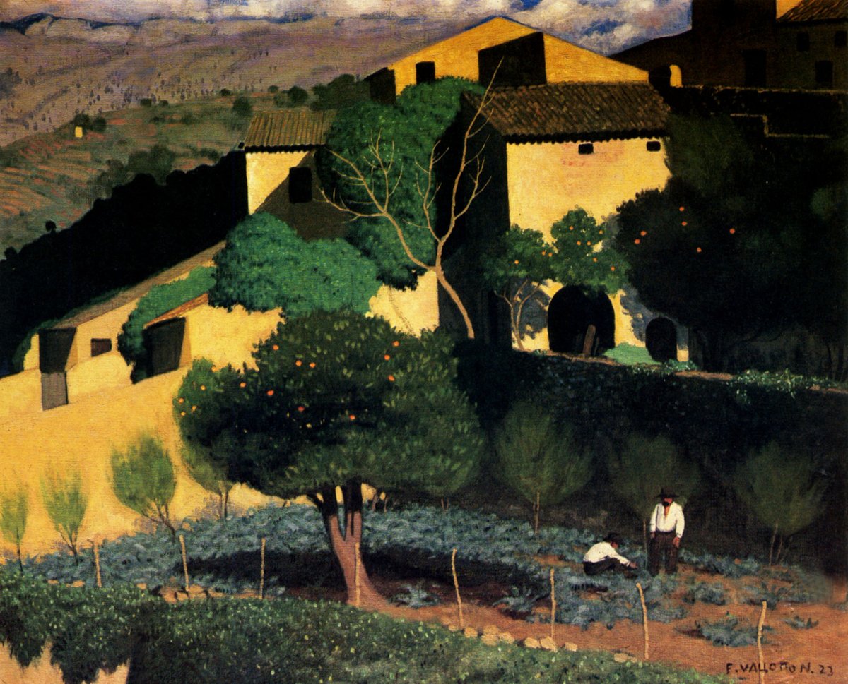 artvallotton's tweet photo. Landscape in Cagnes, 1923 #vallotton #felixvallotton https://t.co/Szua23bFCu https://t.co/9wTTHiNDax