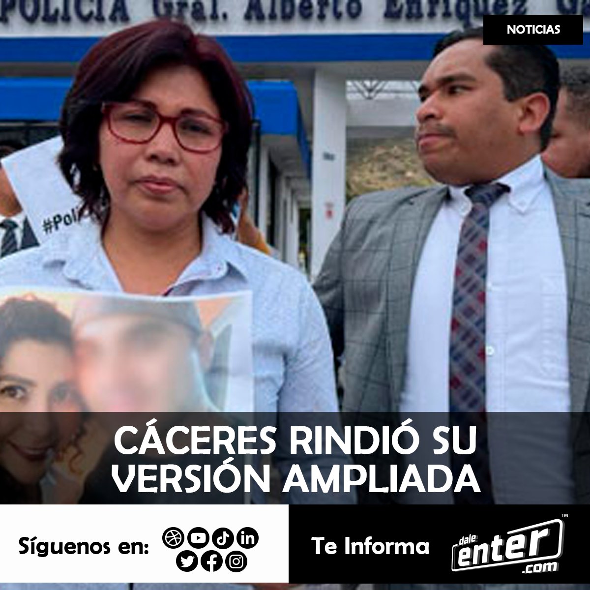 DaleEnter593's tweet photo. Esta tarde, Jesús López, abogado de Elizabeth Otavalo,  dijo que el expolicía admitió que él fue el autor del femicidio de María Belén Bernal. Además, que confesó que no tuvo ayuda de nadie para enterrar el cuerpo, ni sacar el cuerpo de Bernal de la Escuela de Policía. https://t.co/8A42L0EPmH