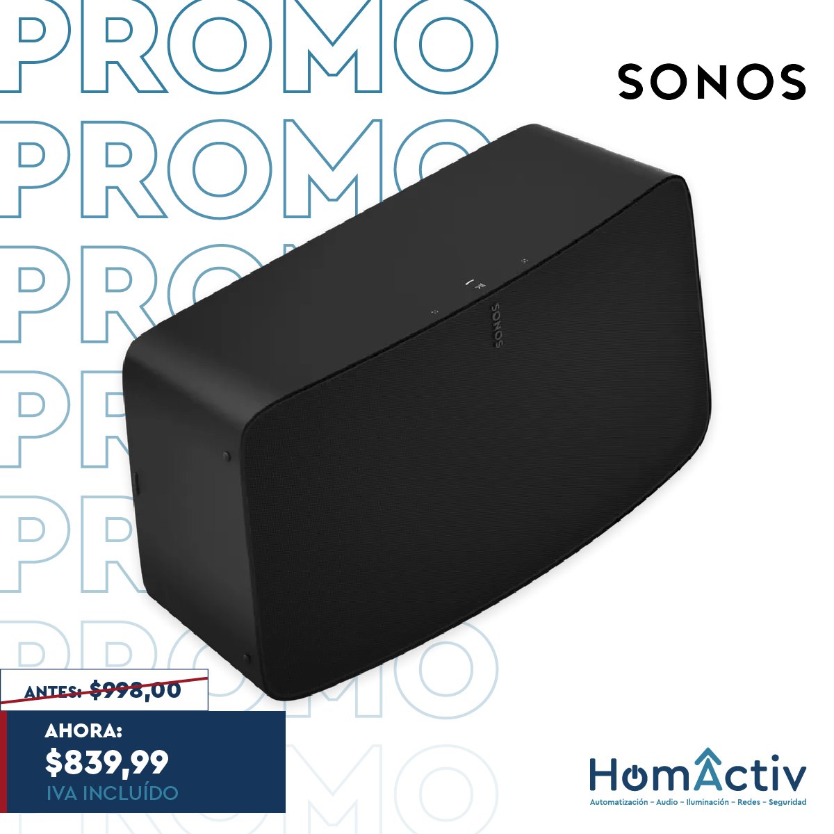 homactiv's tweet photo. 💯 El altavoz Wi-Fi más potente para tu casa 🔥$839 Incluido IVA! 🔥 #Claramente el mejor precio. 💯🎉 #sonosfive
Contáctanos:
📩 info@homactiv.com
📞 0999 599 598
#audiofilos #ecuador #audio #navidad #regalo #musica #samborondon #samborondón #sonosarc #sonossub #sonosamp https://t.co/G5pq84k2ub
