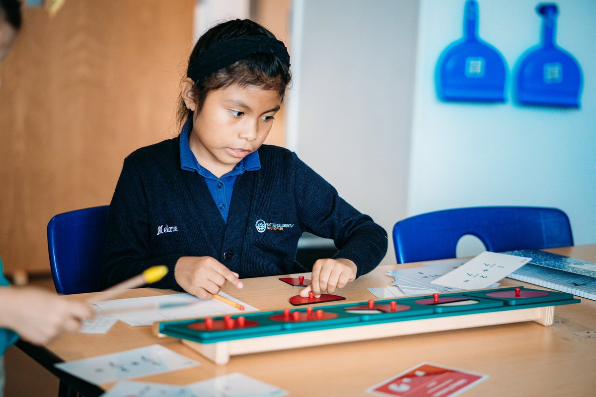 Focused on fractions!
•••••
#mehp #montessori #education #chattanooga #math #fractions #education #elementaryschool #montessoriactivity