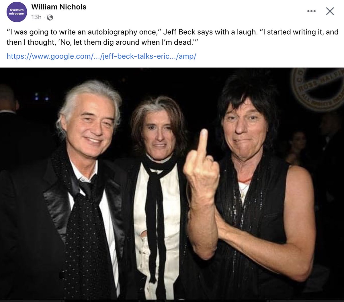 jemaswad's tweet image. He was always the same Jeff Beck #RIPJB