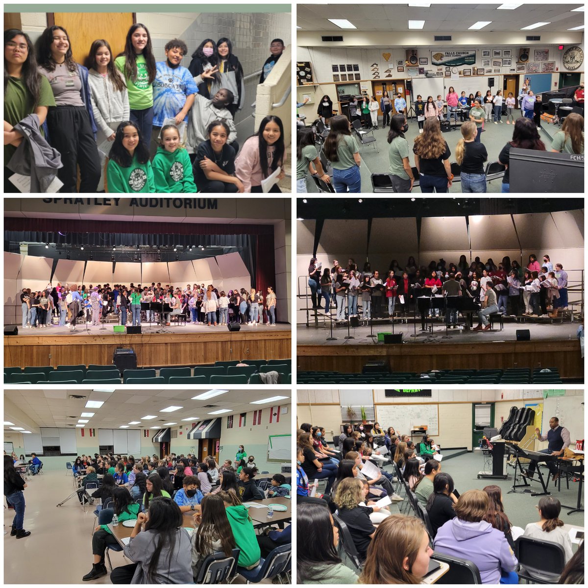 Yesterday was the Falls church pyramid choir workshop and concert! We had 13 from Pine Spring participate, and they did a great job representing! It was also great seeing some past Bobcats singing in the LJMS and FCHS choir! Everyone had a great time! <a href="/PineSpringFCPS/">Pine Spring ES{FCPS}</a> #pslovesu