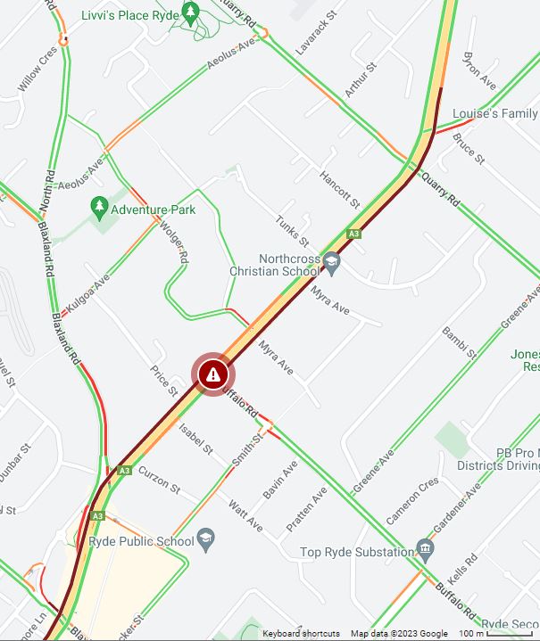 Live Traffic Sydney on Twitter "RYDE Lane Cove Rd is closed in both directions at Buffalo Rd