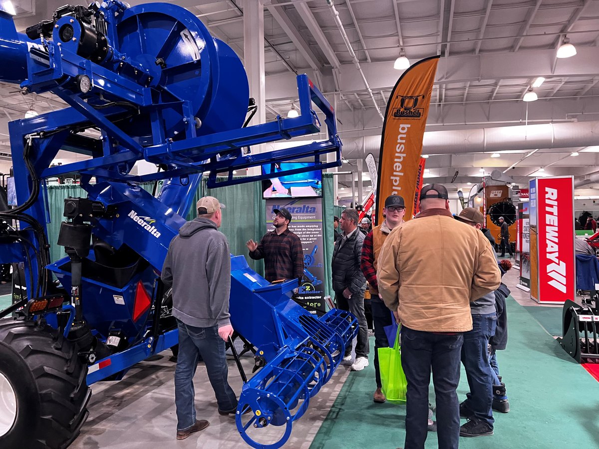 NeeraltaMfgInc's tweet photo. Thanks for coming out to Crop Production Show #WCCPS23 @WCCPS_SK We had a great time and are looking forward to seeing you at @MBAgDays in Brandon, MB next week. We will have an auger at #AgDays23, in Barn 2! Hope to see you there! #Neeralta #WCCPS #FarmFaster #CdnAg https://t.co/1g8Zvuz6yW