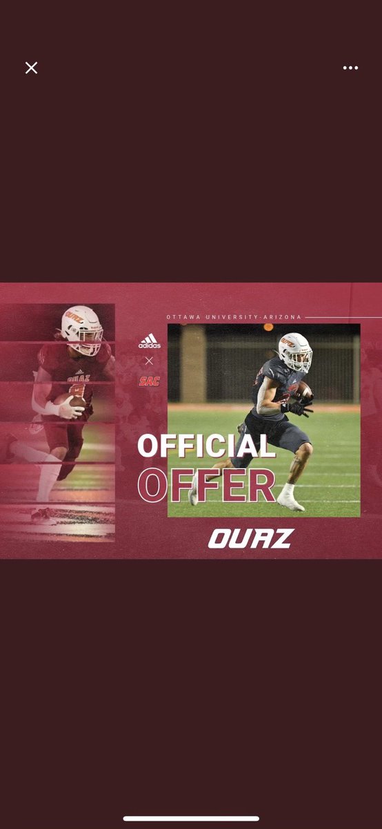 After talking with @FletchrjonesFB  I am blessed to be offered a scholarship to play at Ottawa University in AZ. <a href="/OUAZFootball/">OUAZ Football</a> @dgjohnson4100 <a href="/Verrado_Vipers/">Verrado Viper Football</a> <a href="/gridironarizona/">Gridiron Arizona</a> <a href="/azc_obert/">Richard Obert</a> <a href="/AZPreps365/">AZPreps365</a>