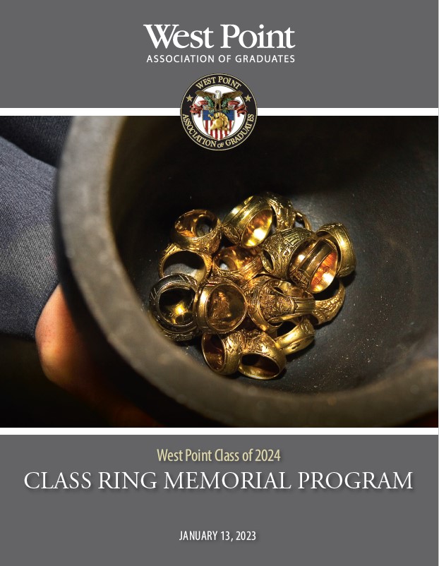 🔗 Tomorrow, Jan 13  - WPAOG’s annual Ring Memorial Ceremony.  67 donated #WestPoint class rings will be melted into gold that will be used to make the #Classof2024’s class rings. Watch #LIVE on WPAOG’s #YouTube page starting at 9:45 AM EST: youtube.com/@WPAOG/streams  #LongGrayLine