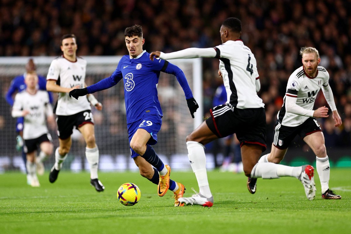 KabarChelIndo's tweet photo. FULL TIME
Fulham 2-1 #CHELSEA

⚽ Willian 25'
⚽ Carlos Vinicius 73'

⚽ Kalidou Koulibaly 47'
🔴 Joao Felix 

Rutinitas 💪

#KTBFFH #CFC https://t.co/cA01WNibZP