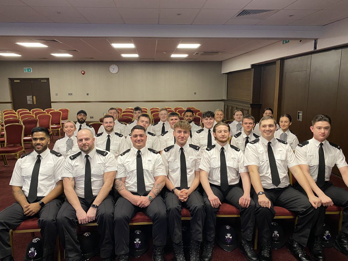 Passing Out ceremony for PCDA cohort 7 this evening.   All due out on patrol across <a href="/warkspolice/">Warwickshire Police</a> from next week.  Congratulations on your journey so far and good luck.