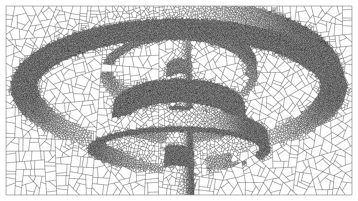 piterpasma's tweet photo. #genuary12 Tesselation -- Better tesselate than never :-)

#genuary #generative #genartclub https://t.co/PoIrcsZRNF