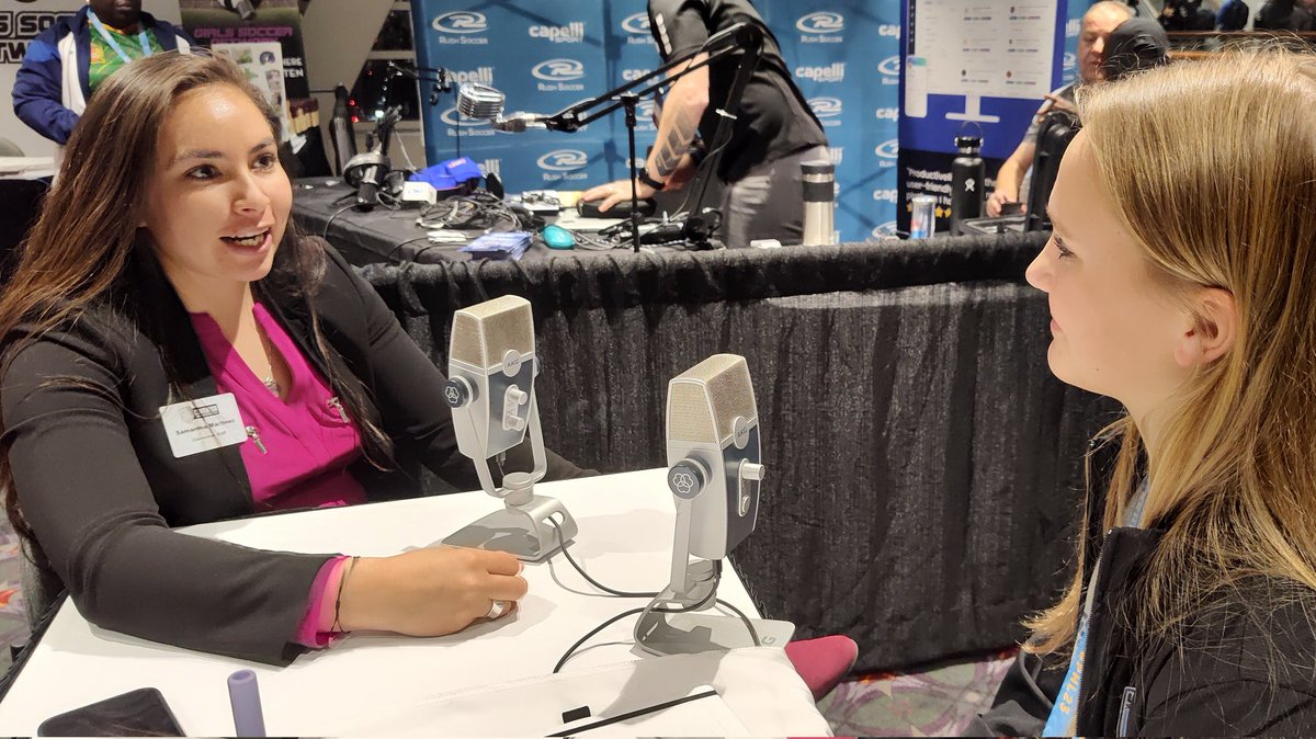 Recording Episode #100!

Samantha Martinez dedicated herself to achieving her FIFA Referee Badge. 2023 came with some amazing news as her dream was recognized. Sam shares her passion and journey with <a href="/Anna_Tuuri/">Anna Tuuri</a> at <a href="/UnitedCoaches/">United Soccer Coaches</a> #PHL23 watch for us to post it soon!