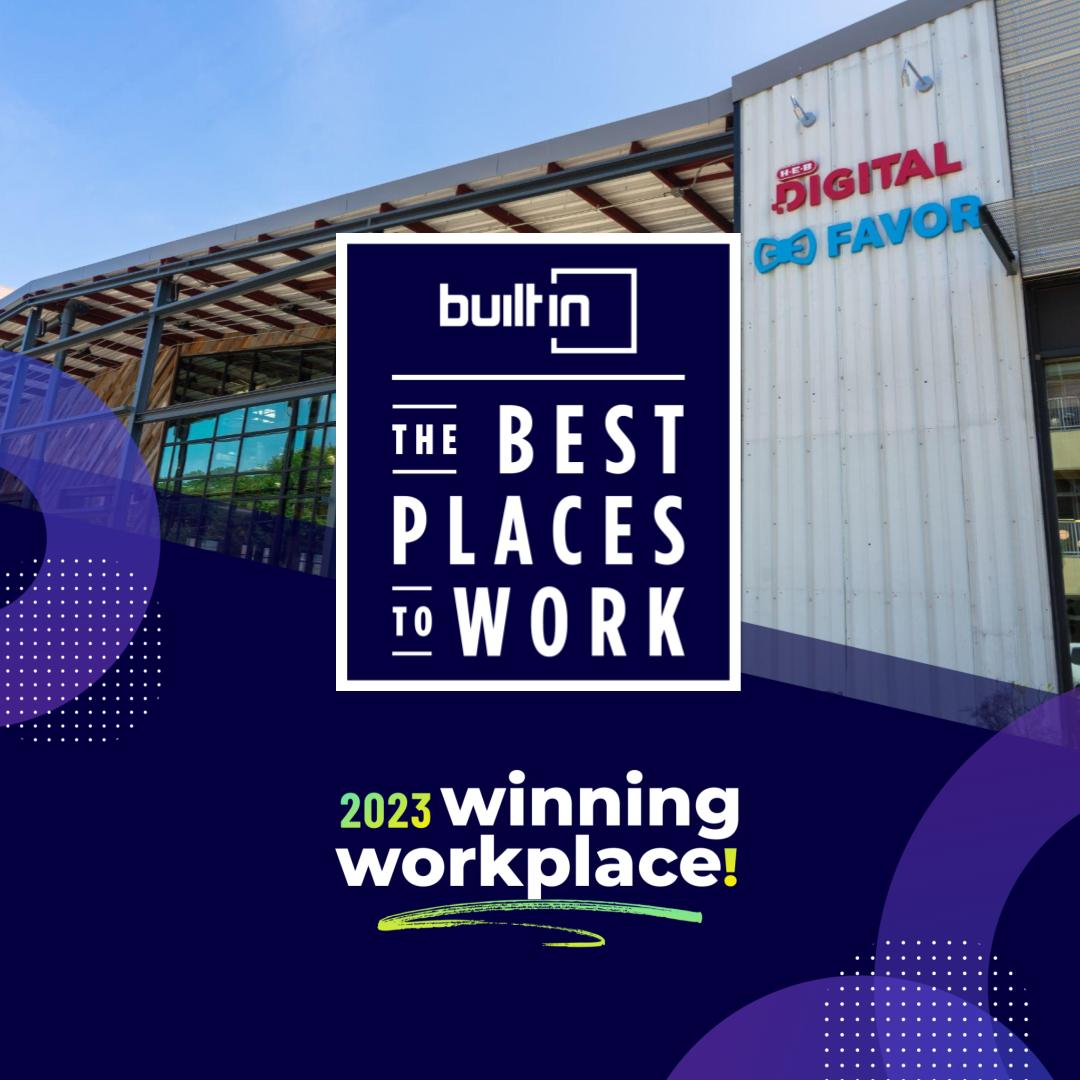 We're excited to announce that @HEB Digital was recognized for THREE @builtin 'Best Places to Work' awards!🏅🏅🏅 #2023BuiltInBest #digital

• Austin Best Large Places to Work
• Dallas Best Large Places to Work
• Dallas Best Places to Work