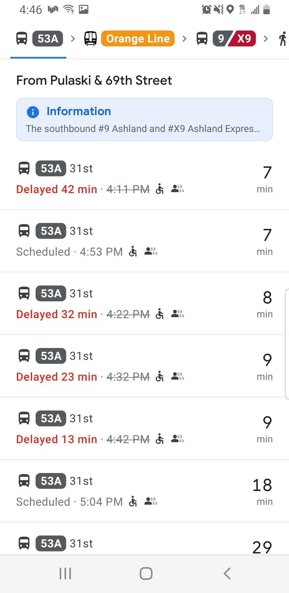 theplanetraq's tweet photo. @cta what is going on with northbound 53a right now? https://t.co/SPWgWCV23m