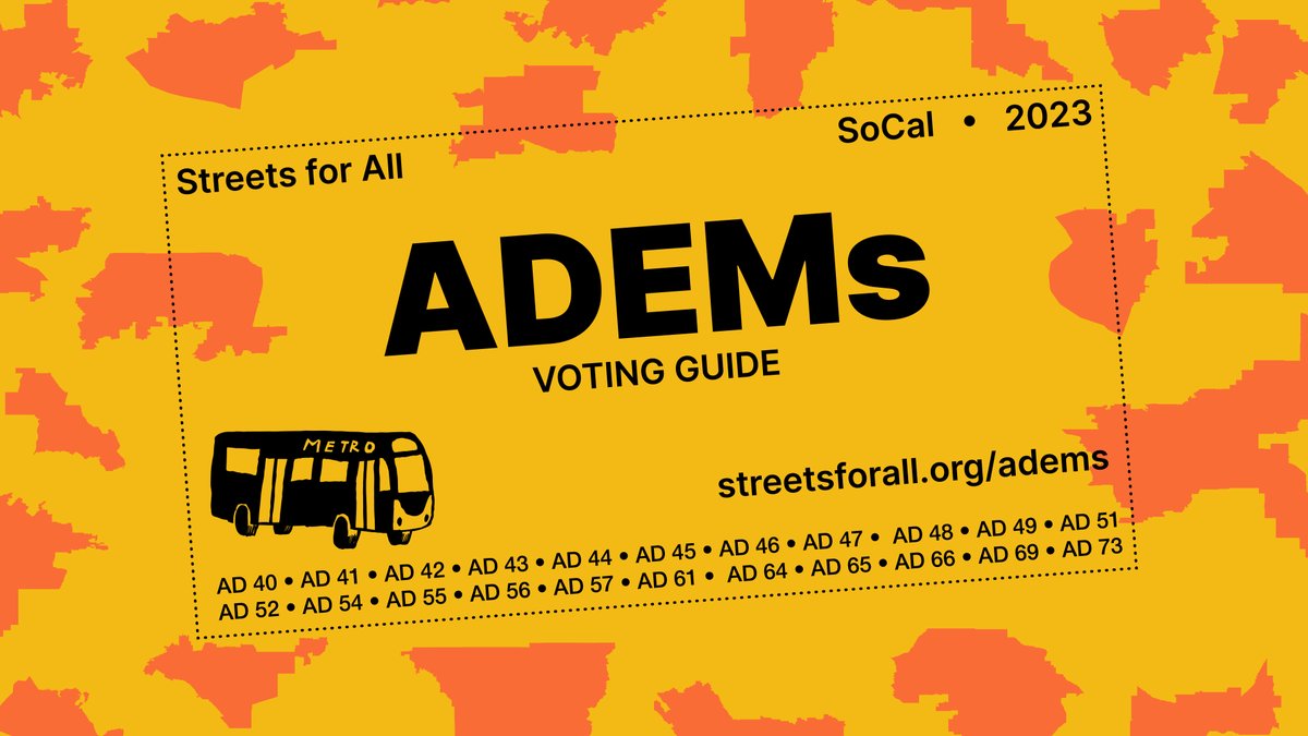 streetsforall's tweet photo. Have you requested your ADEMs ballot yet? Our voter guide is here to help you make your picks!
🧸 https://t.co/b7xGanc9xL 🧸 https://t.co/qzOHWHGWtd