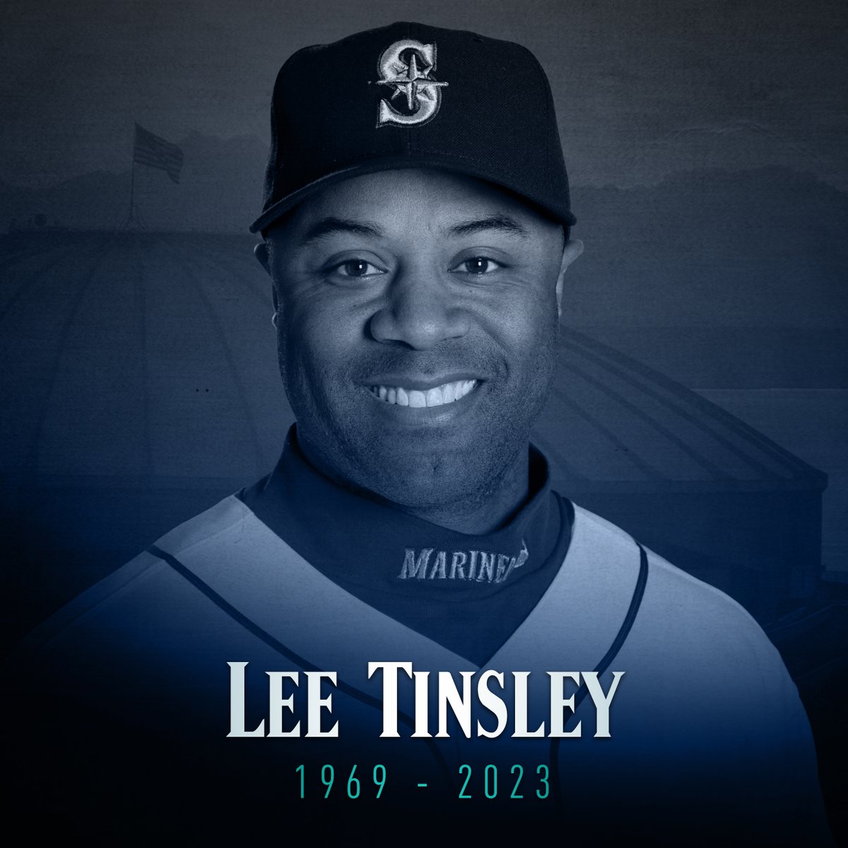 Mariners's tweet photo. We are saddened by the passing of former player and first base coach Lee Tinsley, and extend our condolences to his family and loved ones. https://t.co/D6FLULqaGV