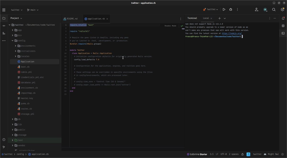 unpapadeveloper's tweet image. A ustedes tambien les gusta la nueva version de #RubyMine ?
@rubymine @rails #rubyonrails #rails #ruby