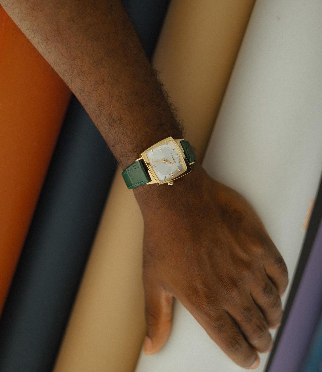 AccutronWatch's tweet photo. “Poetry on the wrist.” –@xxjmitch on our Legacy Collection “512.” 

Shop this long-standing favorite: https://t.co/ZaI1wrpBxE

#accutron #accutronwatch #watchcollector https://t.co/R0cMI0VPxF