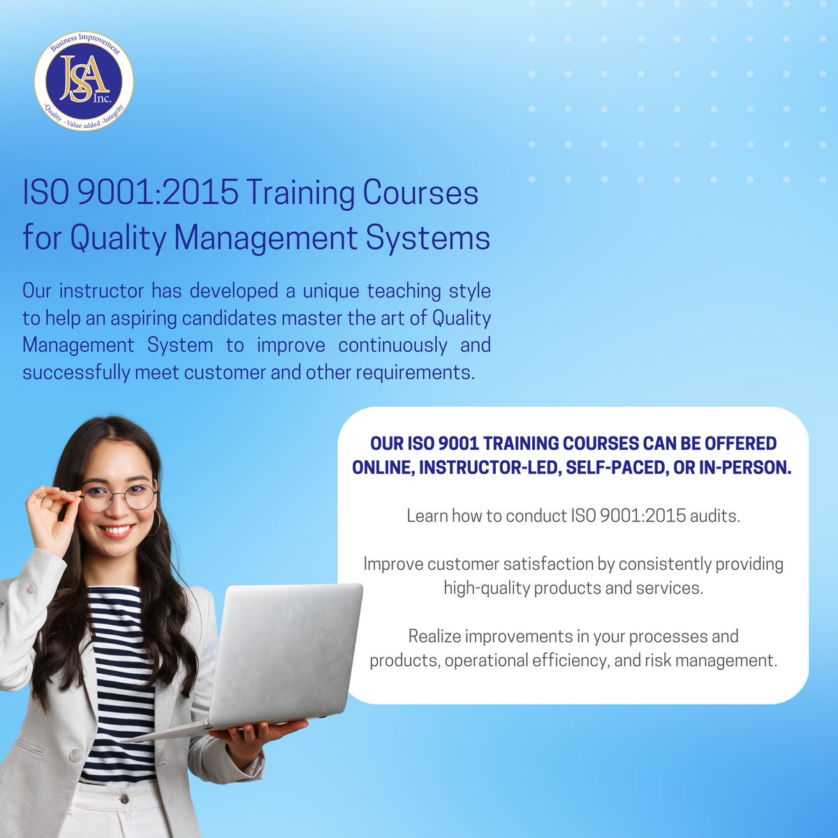 gojsainc's tweet image. Enroll today on our website or call Jack Sekhon to learn more.

#ISO9001 #ISO14001 #ISO45001 #QMS #EMS #OHS #ISOStandards #ISOTrainingCourses #instructorledonlinecourses #vancouver #britishcolumbia  #edmonton #fraservalley #qualitymanagementsystem #environmentalmanagementsystem