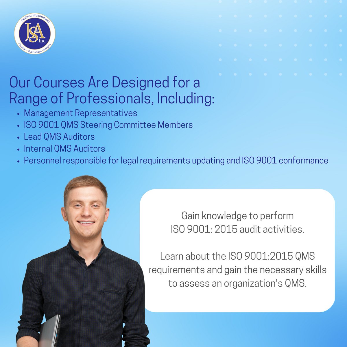 gojsainc's tweet image. Enroll today on our website or call Jack Sekhon to learn more.

#ISO9001 #ISO14001 #ISO45001 #QMS #EMS #OHS #ISOStandards #ISOTrainingCourses #instructorledonlinecourses #vancouver #britishcolumbia  #edmonton #fraservalley #qualitymanagementsystem #environmentalmanagementsystem