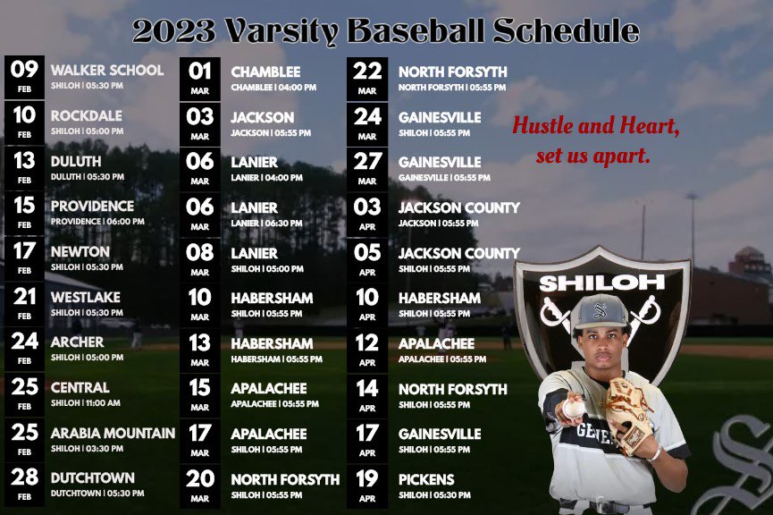 ⚾️DiamondGenerals⚾️ #2023BaseballSchedule <a href="/ShilohAthletics/">ShilohAthletics</a> <a href="/jcpolk18/">Chris Polk</a> 🫡🫡