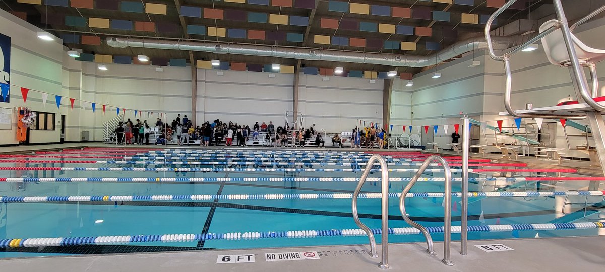 Let's go Lobos! Swim meet and senior recognition.