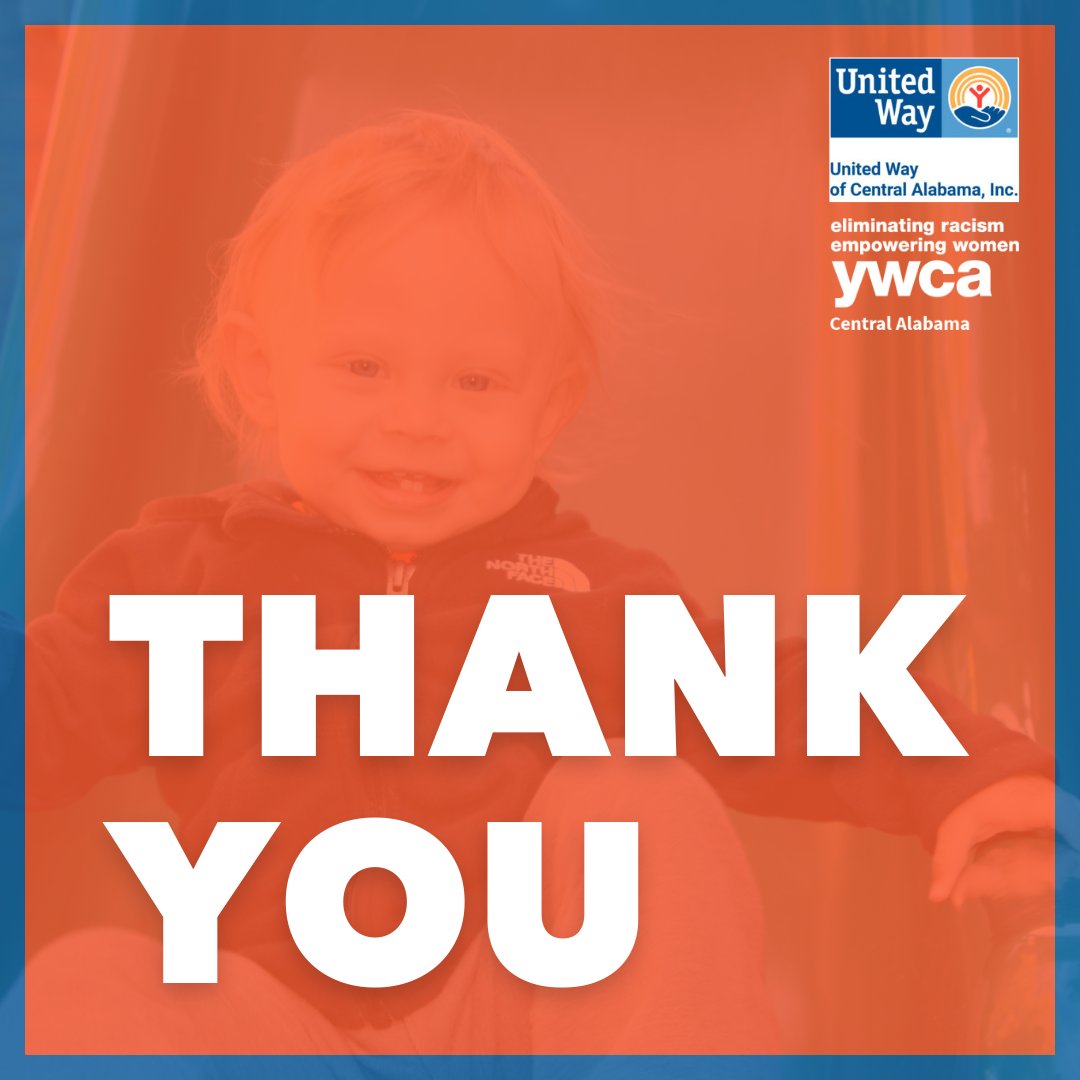 As a @unitedwayal partner agency, we thank all who supported the annual #UnitedWay campaign. Their work & your support help make it possible for us to continue our mission! #ywcaisonamission #onamission