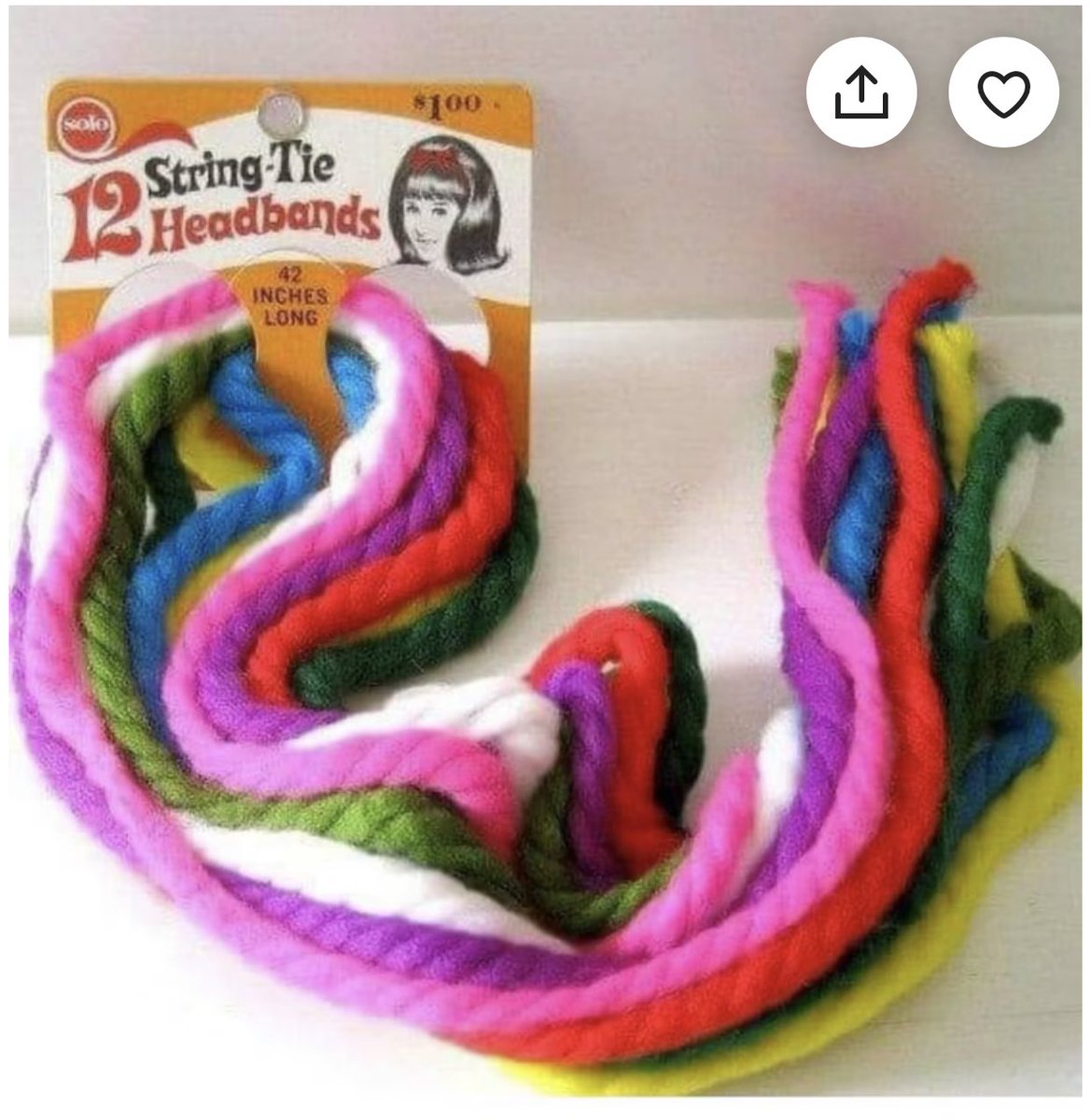 SeauxGood's tweet photo. @MayaAmour19 @Lilblackbabies It was a type of hair tie. In real life, they looked more like yarn than rope. https://t.co/HKkklqKLTq