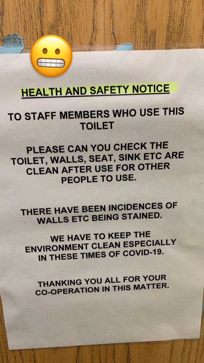 Laithalexander's tweet photo. Uh oh #nhssigns https://t.co/38p2yPHPOZ