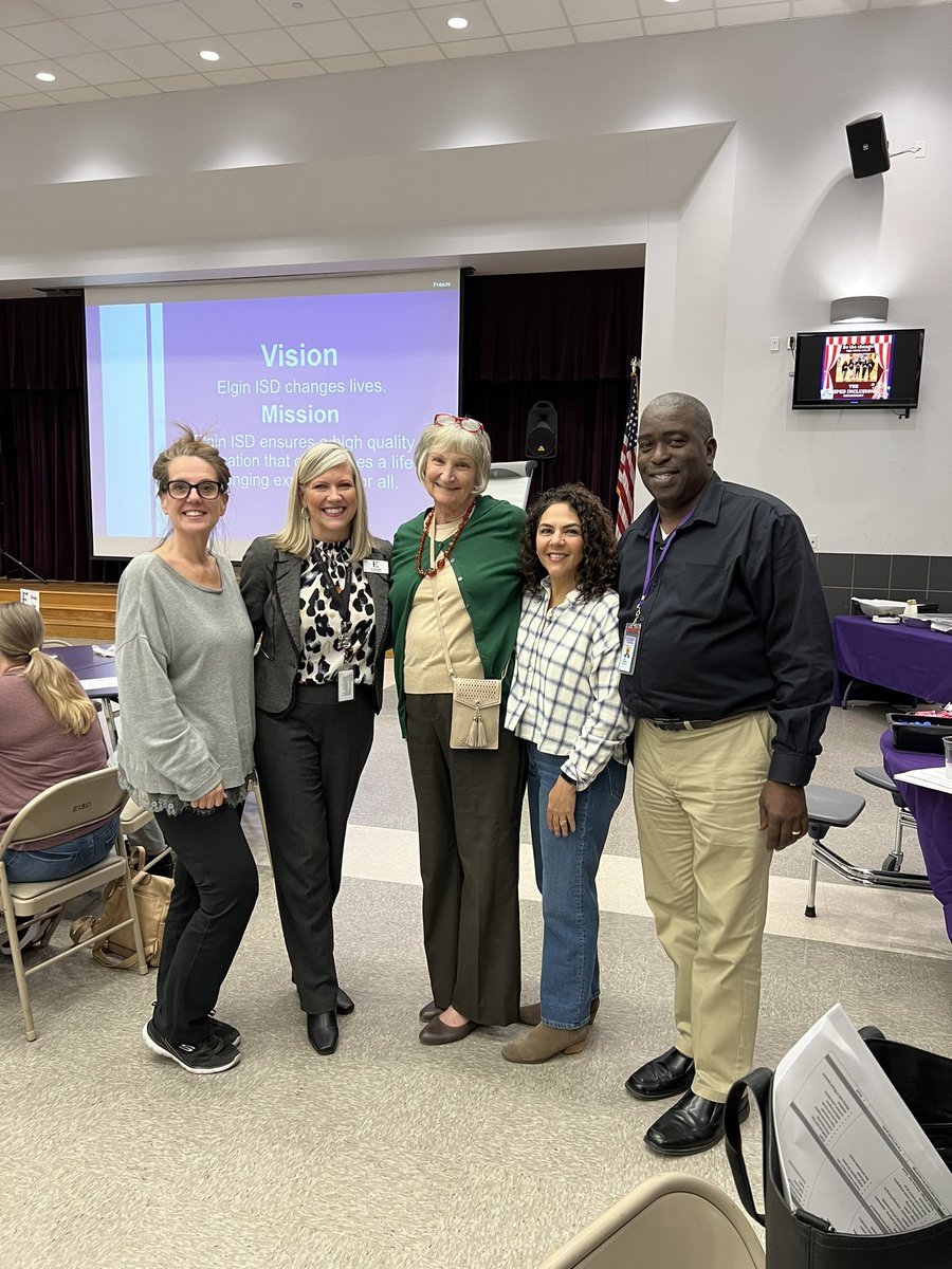 JanaRueter's tweet image. THANKS to our @ElginTxISD Board members who participated in our Community Advisory Council for our strategic work! #greatteam #legacywork  💜👍🌟