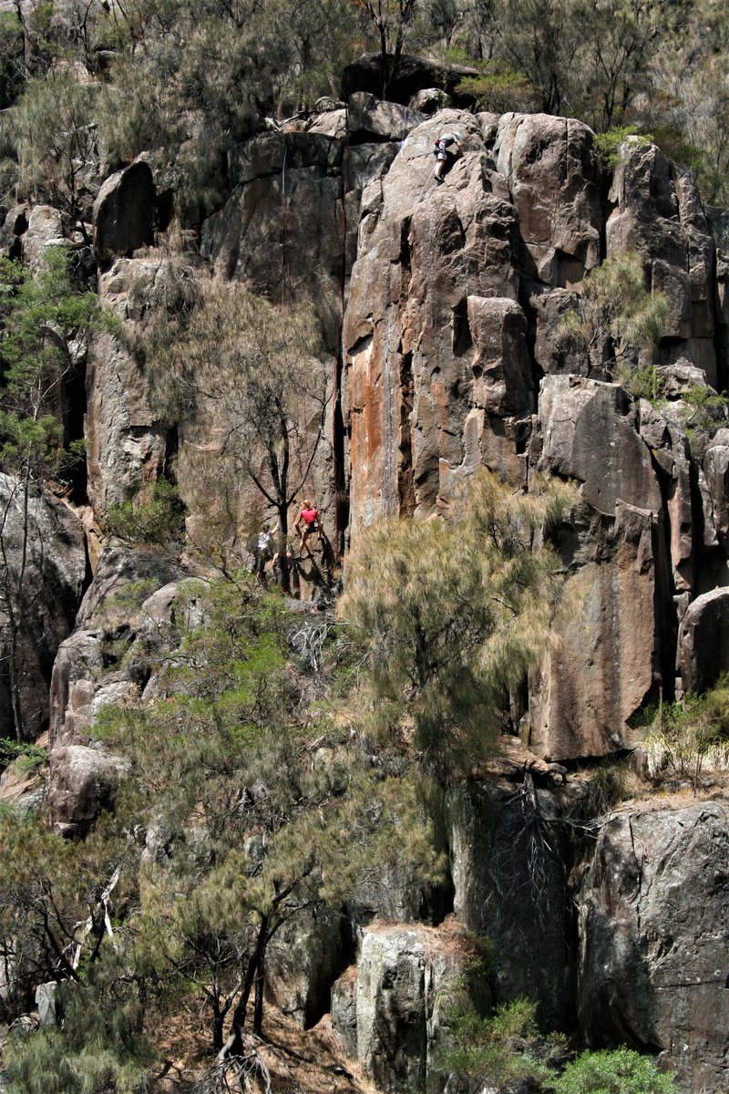 TonySowersby's tweet photo. Rock climbers at Cataract Gorge.

My photograph is from January 2007.
I was just in a mood for metaphor today.

#rockclimbing #cataractgorge #dolerite #launceston #tasmania
#stoneycreeknation https://t.co/g6d9J6dfad