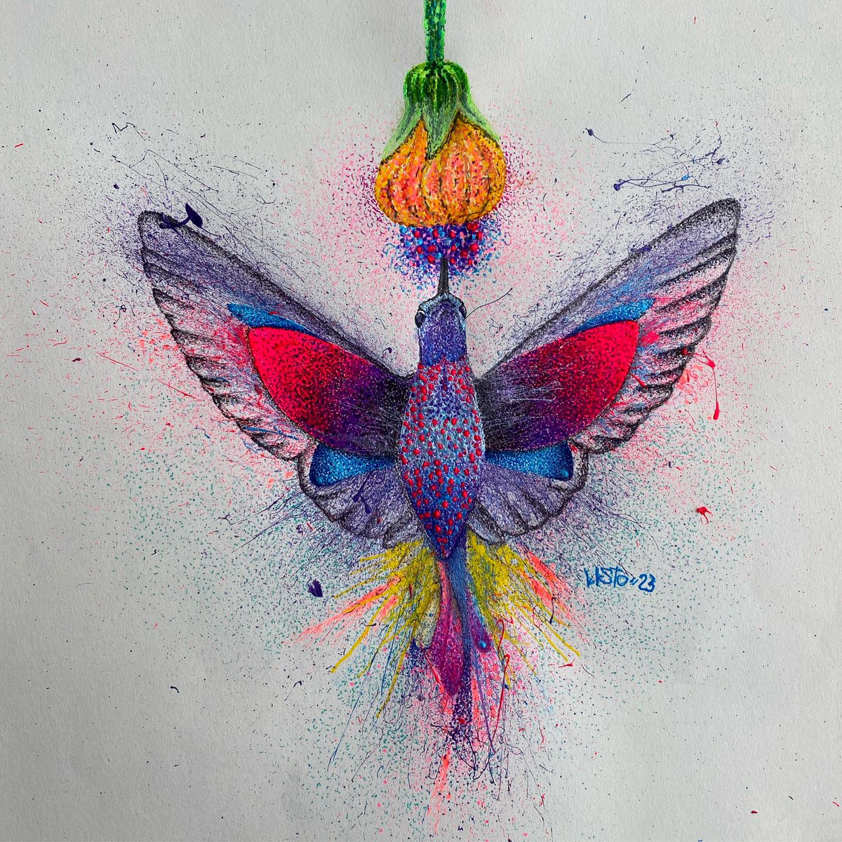 AGUILAJEDI's tweet photo. ..:.::✍🏻Hummingbird✍🏻::.:.:..
#neverquitdrawing #nature #naturaleza #beauty #artemexicano #puntillismo #pointillism #pointillismart #hummingbird #hummingbirds_of_mexico #colibrí https://t.co/xXQpvtHxBn