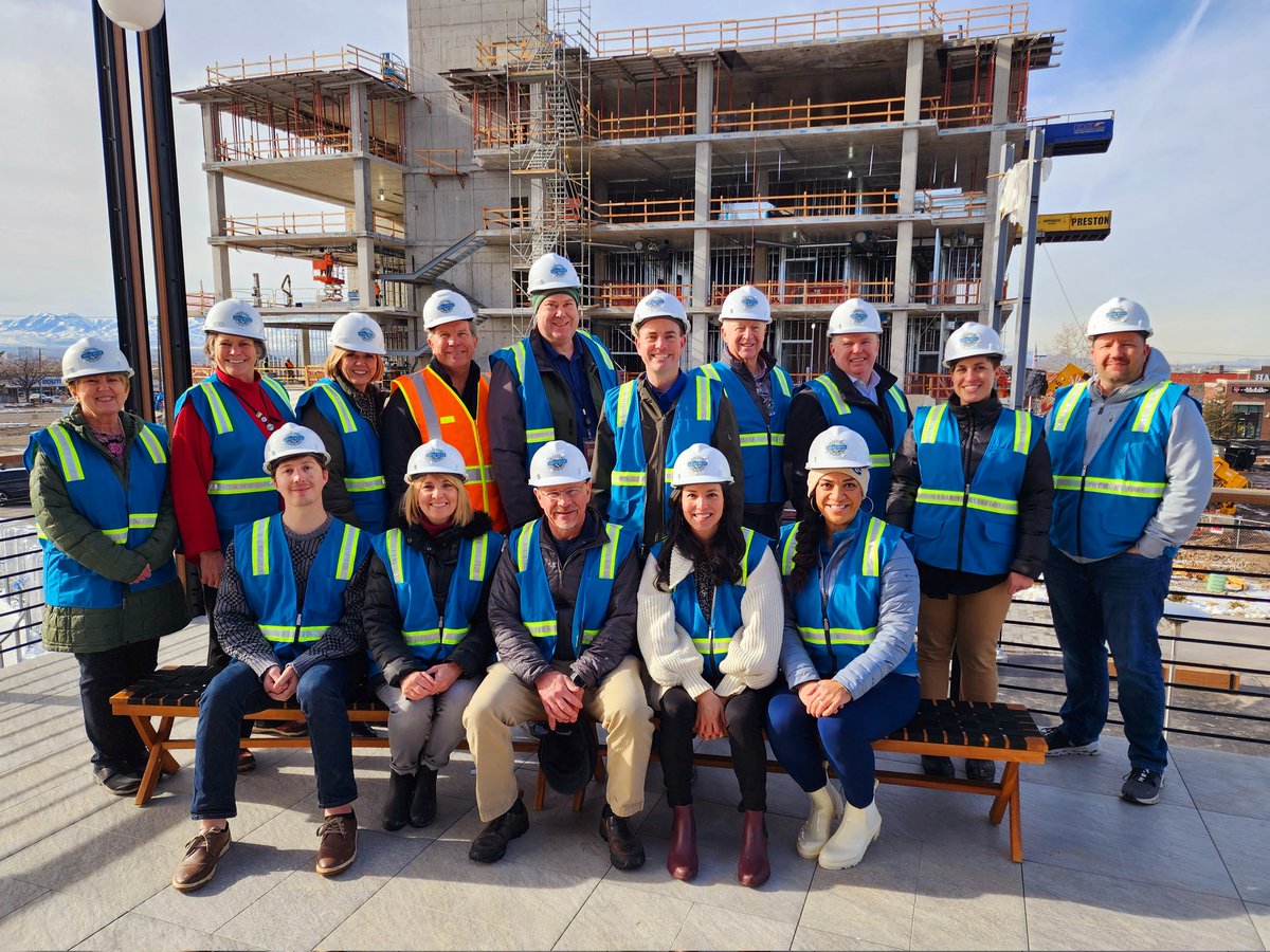 I love working with Mayor Jeff Silvestrini, the <a href="/MillcreekUT/">Millcreek Utah</a> City Council, and my amazing executive staff. Today, we had our annual strategic planning meetings and toured the new Millcreek City Hall, set to be completed this August! #utpol