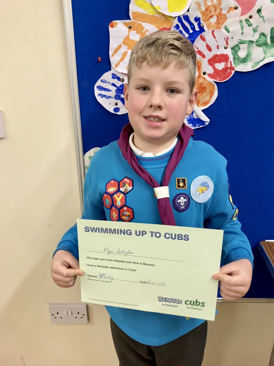 hayley_dilly's tweet photo. Tonight Flynn was presented with the highest award achievable in Beavers &amp; has moved upto Cubs! Proud Mum 🥹 Thank you to all his leaders 🥰🙌 @1stBispham @BlackpoolScouts https://t.co/3dMtDr8gLb