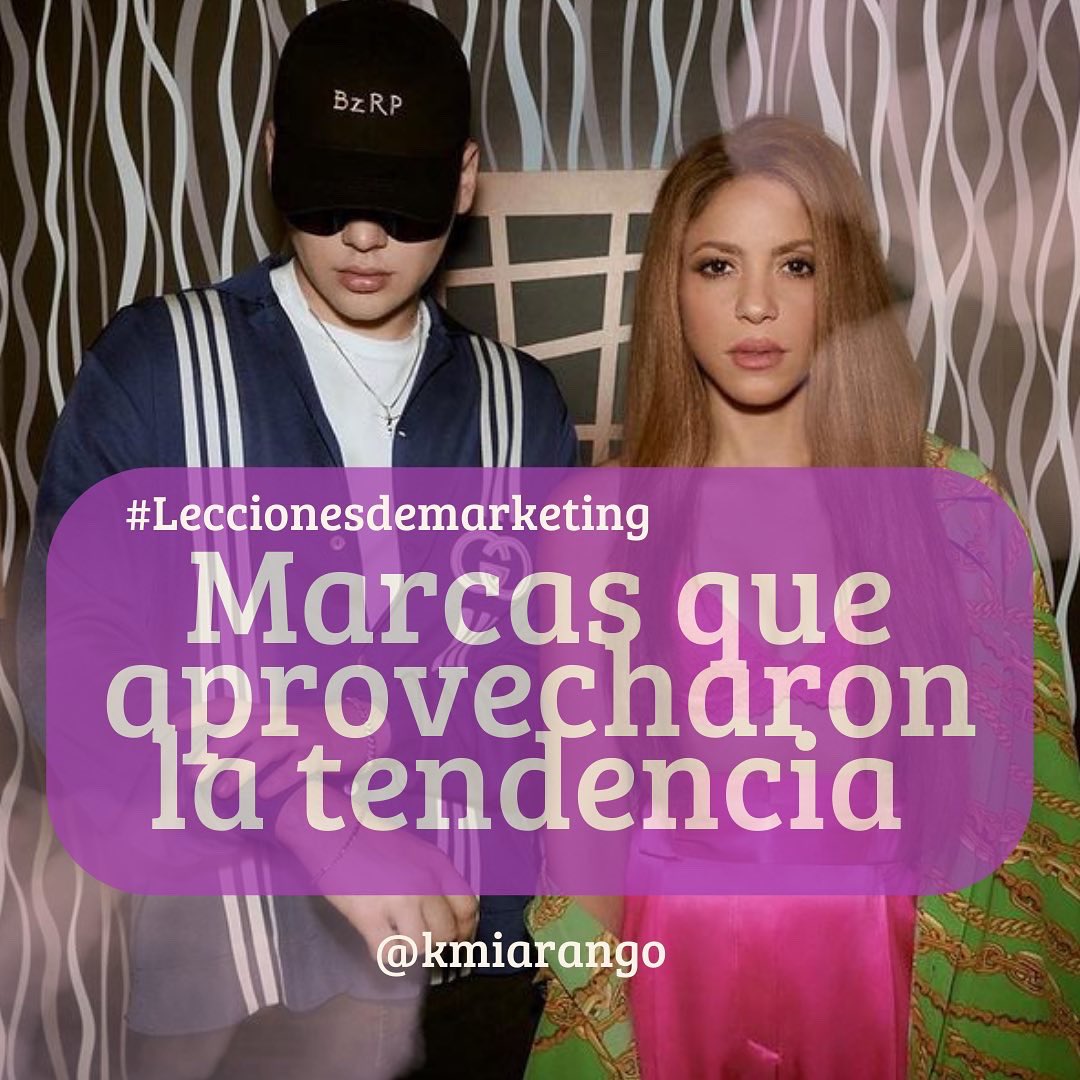kmiarango's tweet photo. Hilo sobre las marcas que han reaccionado a las tendencias de #Shakira #ShakiraxBizarrap #BZRPMusicSession53 #Claramente #salpique 

Abro hilo https://t.co/TtVJsxiFy5