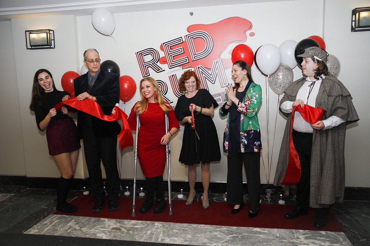 Philly_PR_Girl's tweet photo. The Red Rum Theater is officially open! Congratulations to our client @withoutacue, and @cityofphiladelphia @SheilaShowPHL for gaining a new gem to the city. Check out their website for any and all upcoming shows! https://t.co/Hrw1DDnYyj
#TheRedRum #WithoutACue #TheCurtisAtrium https://t.co/1W830PNkeo