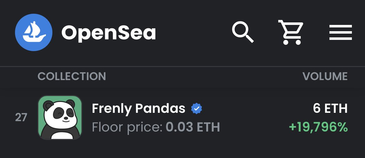 get_rowdy_'s tweet photo. Check out @FrenlyPandas coming hot outta nowhere! 🔥 🐼 📈 https://t.co/dQ9NvA3znN