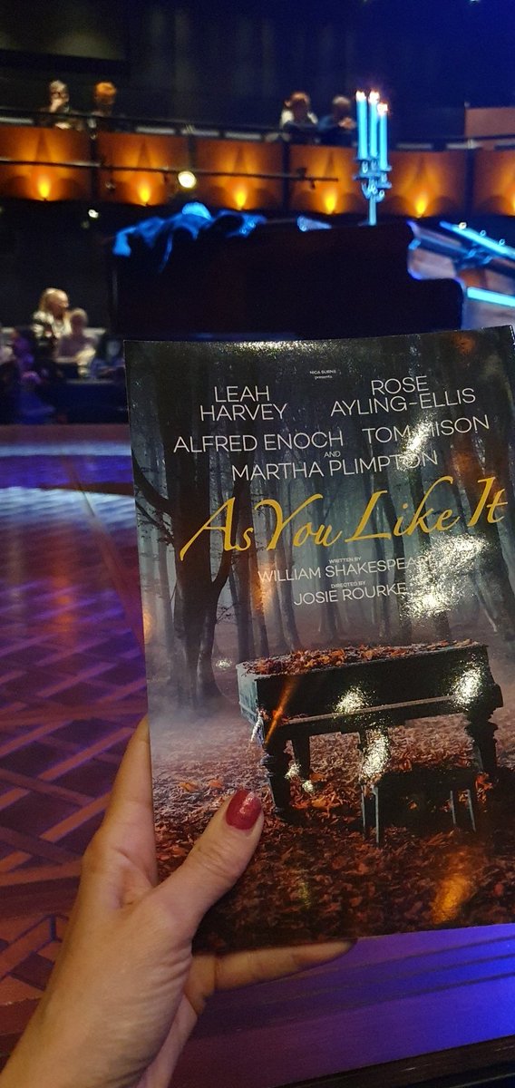 What else can I say!! BRAVO to the cast,never enjoyed a Shakespeare's play so much,loved also the theme of Arden forest and I truly appreciated #TomMison as Touchstone,a rare gem 😍,if you have the chance go and see #AsYouLikeIt @sohoplacelondon