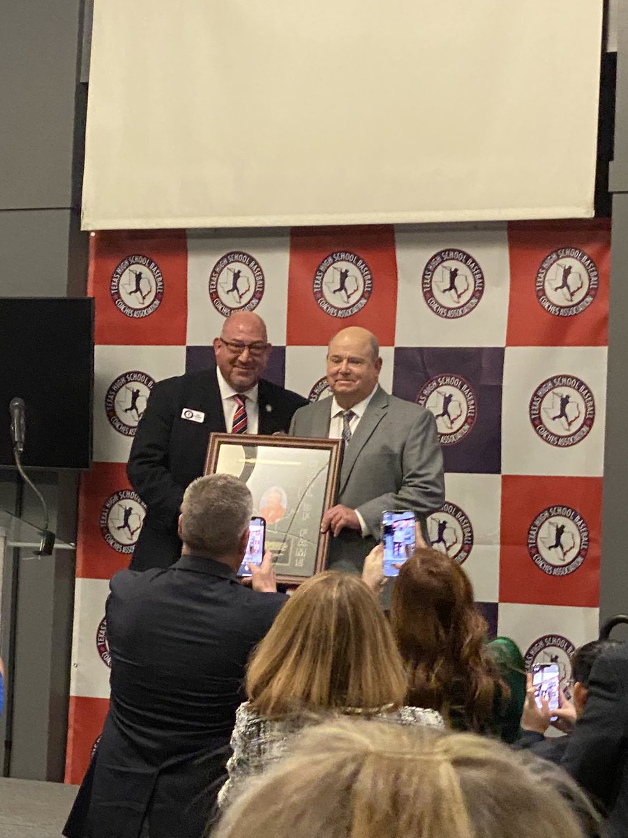 Congratulations to Coach McPherson for being inducted into the THSBCA Hall of Fame.