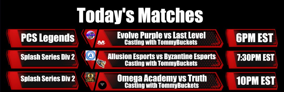 SportyFCRL's tweet image. Oh Baby A Triple!!!

6PM EST - @EvolveRL_ vs Last Level - Commentary with @TTVTommyBuckets 
7:30PM EST - @AllusionEsport vs @ByzantineEsprts - Commentary with @TTVTommyBuckets 
10PM EST - @Its__Omega Academy vs @TruthGGs - Commentary with @TTVTommyBuckets