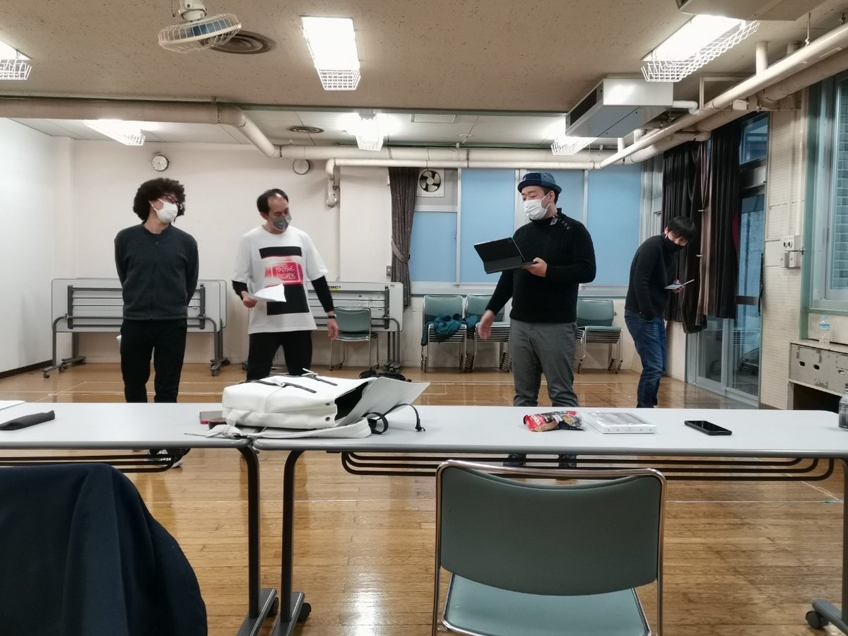 onebillbandit's tweet photo. 稽古場写真を自分で撮らないので、圧倒的に俺が写ってる率が高い。
#ワンビル https://t.co/MRMWeGSI5n