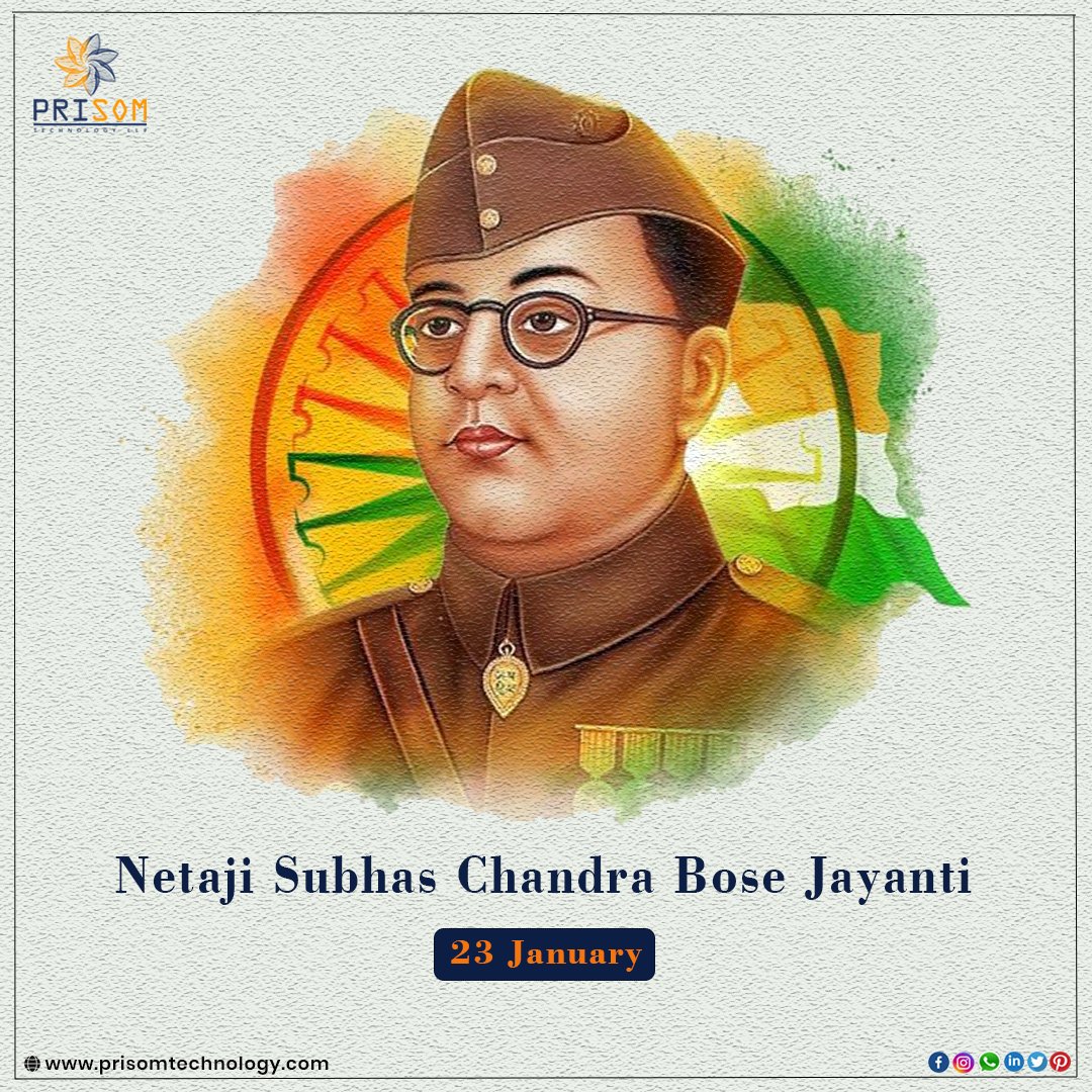 The occasion of Subhash Chandra Bose Jayanti will keep reminding us that we must fight against the wrong and protect our country. Warm greetings on this special day.
#netajisubhaschandrabose #bose #subhashchandrabose #prisomtechnologyllp #ahemdabad #india