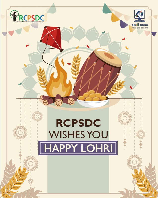 On this auspicious festival of Lohri, RCPSDC wishes you and your family peace and prosperity. Happy Lohri!

#NSDC #MSDE #SkillIndia #RCPSDC #RubberandPlasticIndustries #ChemicalIndusty #RubberSector #ATMA #AIRIA #UNDP #NCVET #CPC #ChemicalMinistry